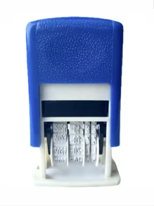 Small Adjustable Date Stamp, Manually Adjustable Year/Month/Date, Self-Inking Printer For Production Date, No Ink Included (Requires Separate Ink), Roller Stamp For Calendar Date, Production Date Number,Back To School,School Supplies