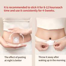 20pcs Moxa Navel Stickers, Relieve Dampness, Fatigue & Relax The Body, Pure Natural Plant Extract, Gentle & Non-Irritating, Suitable For Men & Women - Belly Button Stickers - View 5