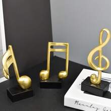 1 件音乐金奖奖杯树脂工艺纪念品小奖杯钢琴摆件歌唱比赛优胜者奖杯