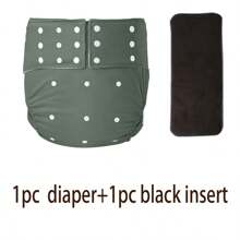 2pcs/Set Adult Cloth Diapers, Including 1pc Adjustable Washable Reusable Waterproof Adult Cloth Diaper And 1pc Replaceable Reusable Diaper Pad, Suitable For Incontinence And Disabled People - Multicolor - View 16