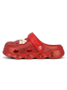 HOEASE Zuecos de colores brillantes casuales para niños, niñas pequeñas, respirables y ligeros, zapatos de jardín para niños para playa, piscina, sandalias antideslizantes, zuecos, chanclas de agua para verano para bebés en color azul
