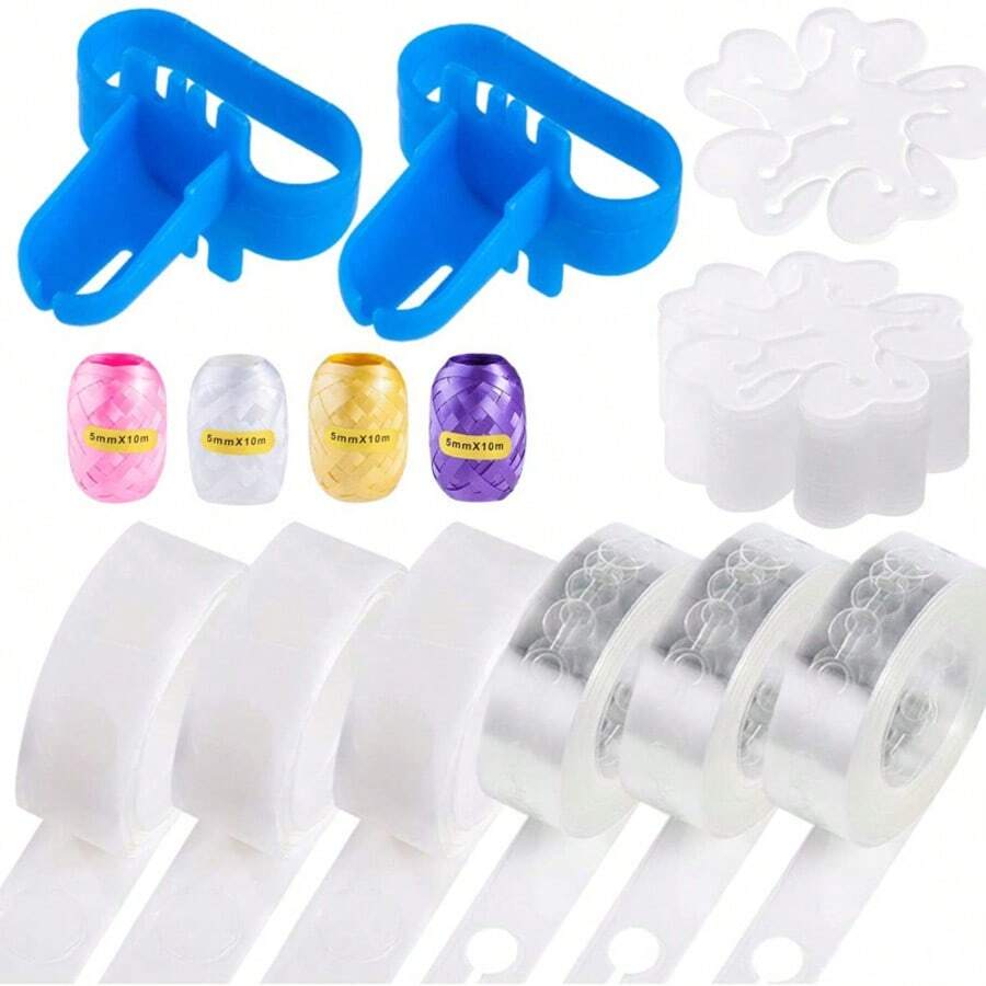 Kit de 32 piezas de accesorios para globos, adecuado para arcos de globos, guirnaldas de globos, para fiestas de Pascua, cumpleaños, bodas, bautizos, graduaciones, Halloween, Navidad, Año Nuevo, regalos del Día de la Madre