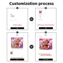 1 件，个性化彩色复活节高地牛蝴蝶结蛋不锈钢平底杯，20 盎司定制名称不锈钢咖啡杯带盖吸管，各种图案，双层隔热真空密封杯，室内厨房户外旅行冷饮热饮汽车杯 - 多色 - 查看 9