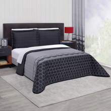 Pinsonic Lightweight Duvet: Freshness And Style For Your Home With Double View - Beautty Home - 黑色和灰色 - 查看 4