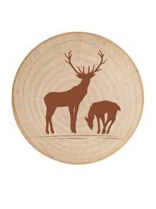 Tableau blanc magnétique rond en bois pour le réfrigérateur, mémo personnalisé avec ouvre-bouteille, design minimaliste