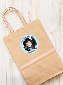 1.57/1.97/2.36/2.76-Inch Custom Stickers And Logos, Customizable Photos And Text, Birthday Stickers, Design Your Own Stickers, Personalized Stickers, Suitable For Various Occasions, Photos, Images, Labels, Custom Logo Stickers, Valentine's Day Stickers, Birthday Party Invitations, Gratitude Party Supplies,Graphic Print