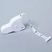 THCBME Action Soft Tape Measure Suitable For Body Measurement - Flexible Fitness Tape Measure Can Measure Waist, Arm, Chest - Compact And Portable Suitable For Gym, Travel, And Home Use Ideal For Students And Those Without Smartphones/Scales - White - View 4