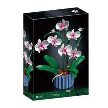 The Rose Bouquet – Artificial Flowers For Room Decoration – Decorative Accessories For Home Or Office – Birthday Gift For Adult Plant Lovers - Orchid - View 1