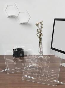 1 bảng trắng tái sử dụng, sổ kế hoạch hàng tuần/hàng tháng, danh sách việc cần làm, thực đơn nhà bếp có thể xóa được, bảng tin nhắn ở nhà/trường học - Nhiều màu - Xem 2