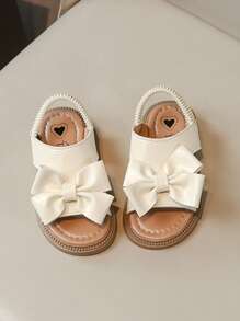 1 Pair Baby Girl Princess Sandals, Soft Bottom Toddler Walking Shoes, Summer, 1-3 Years Old