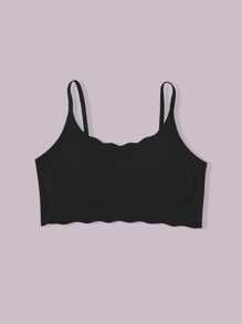 5pcs Girls' Training Sports Bras, Girls' Daily Underwear Contrast Color, Suitable For 10-12 Years Old Girls, Seamless Non-Detachable Fixed Pads - Multicolor - View 2