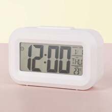 Multifunctional Digital Alarm Clock With LED Display - Portable, Battery Operated Calendar, Thermometer And Timer, Suitable For Office, Bedside, Desk Or Bedroom Gifts Birthday Graduation Room Decor Digital Clock Bedroom Decor Dormitory Decor Back To School School Decor School Surprise Home Decor School Supplies