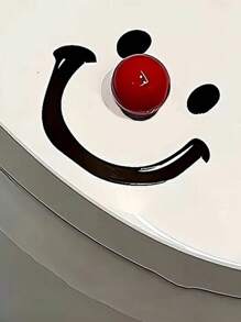 3/6 件微笑小丑马桶盖支架，无需亲自触摸马桶盖，减少细菌感染，为浴室带来一些乐趣浴室装饰