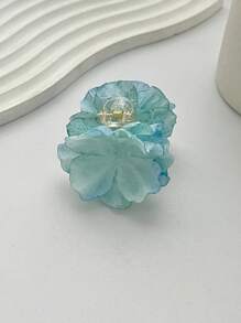 1pc Dried Rose Flower Hair Clip Claw For Women, Cute And Elegant Hair Accessories Suitable For Daily Use