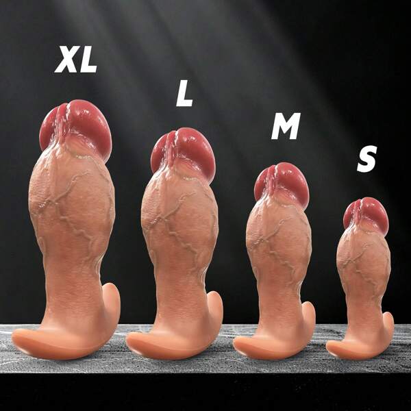 Anal Stretcher S/M/L/XL Butt Plug Large Anal Plug Big Penis, Large Butt Plug Anal Dildo Silicone Anal Toys With Curved Base, Prostate Dildo Huge Buttplug Silicone But Plug, Strap-On Sex Toys Adult Sexy Toys For Advanced Men Women Masturbation Orgasm