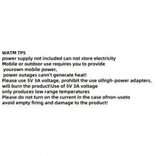 1pc USB Powered Knee Heating Pad With Massage Function - Comfortable Leg Warmer For Men And Women, Suitable As Gift For Elderly, Mother's Day, Father's Day - Black - View 8