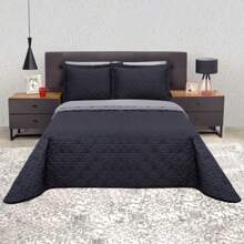 Pinsonic Lightweight Duvet: Freshness And Style For Your Home With Double View - Beautty Home - 黑色和紅色 - 查看 4