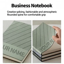 1pc Customized Notebook With Name Engraving, Personalized Notebook Gift Box With Name, Phone Number, Suitable For Work, Meeting, Diary, A5 Notebook, Birthday Gift, Christmas Gift, Valentine's Day Gift,School Supplies,Back To School - A5 Notebook Gift Box Set - View 5