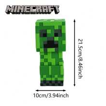 Minecraft 1 pieza Alcancía con diseño del personaje Creeper de Minecraft con licencia oficial, alcancía creativa a prueba de caídas, decoración creativa para sala de estar, dormitorio, Halloween, Navidad, Acción de Gracias, regalo sorpresa para familia y amigos