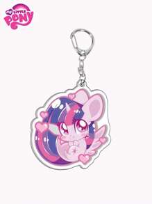 1 件装小马宝莉亚克力钥匙扣子月吊坠书包创意周边可爱促销