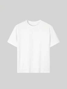 Bộ 3 áo phông cổ tròn tay ngắn in họa tiết thường ngày cho bé trai, trang phục mùa hè cho học sinh - Nhiều màu sắc, hãy mặc áo phông trẻ em thoải mái và hợp thời trang của chúng tôi để khám phá thế giới! - Màu xanh hải quân - Xem 5