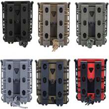 1 pieza Portabalas táctico universal para exteriores M4/5.56/7.62, portacargadores de única ajustable - Multicolor - Ver 5