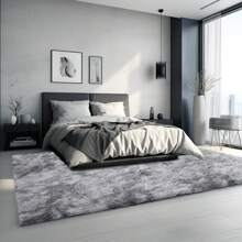 Rugs Living Room 275x370cm, Grey Rug Area Rugs For Bedroom, Washable Anti Slip Extra Large Shaggy Soft Rug Fluffy Modern Floor Carpets Mat Beside Rugs For Living Room - Tie-dye Light Grey - View 8