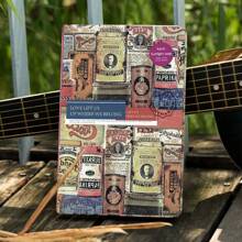 Kreatywny notatnik w stylu europejskim w stylu vintage, twarda okładka z paskiem do zakładek, bogate strony wewnętrzne z unikalnymi ilustracjami krajobrazów, retro dziennik rysunkowy dla uczniów, biuro, impreza, prezenty