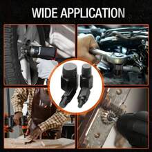 [Multispline Screw Extractor Set] 25pcs Multispline Screw And Bolt Extractor Set - Easy-Out Screw Extraction, Broken Bolt Remover, Stripped Fastener Tool - Multicolor - View 8