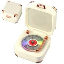 Travel Vinyl Record Player With Wireless Speakers, USB Charging - Great For Bedrooms, Offices, Game Rooms, Parties, Christmas And Birthday Gifts, Decorative Turntables.Easter, World Cup, Eid Gifts!