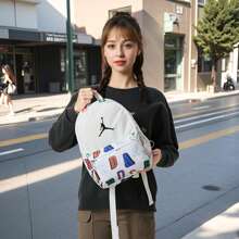 Jordan Men's And Women's Backpacks, Outdoor Sports And Leisure Bags, School Bags And Backpacks JD2513068TD-002 - Marshmallow - View 4