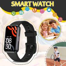 2025 Children's Smart Sports Watch, Wireless Call/Dial, Multiple App Alerts, Suitable For Boys And Girls, Sports Watch, Customizable Wallpaper, Music Control, Compatible With IPhone/Android