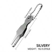 1 Pc Quick-Opening Ring Opener For Double-Loop Fishing Gear Small Accessories, Stainless Steel Fishing Tool