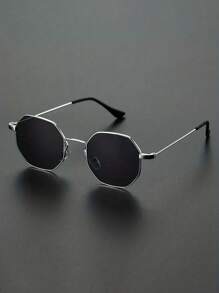 经典几何框架眼镜，适合男士日常佩戴，与服装完美搭配 - 同款多色 - 查看 7