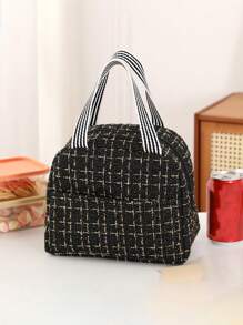 1pc Personalized Lunch Bag, Insulated Thermal Lunchbox Bag With Large Capacity, Portable Handbag Cooler Bag For Picnic, Outdoor, Travel, Kitchen, Students, Office Workers, Suitable As Gift For Family, Friends, Boyfriend/Girlfriend, Christmas, Valentine's Day, Birthday - Multicolor - View 14