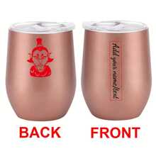 1 pieza Taza de vidrio personalizada de Nezha de 12 onzas, taza de agua/café diaria con estampado de dibujos animados de Nezha, taza sorpresa, regalo de Año Nuevo, regalo de cumpleaños, regalo del Día de San Valentín, adecuado para familia, amigos y parejas