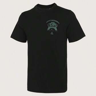 Nike 男士字母印花圆领短袖休闲健身运动 T 恤