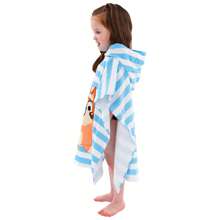 Bluey Hooded Towel Poncho | Hooded Poncho Bath Towel For Boys Or Girls | Kids Swim Pool And Beach Towels | Official MerchandiseSummer,Holiday - Blue - View 4