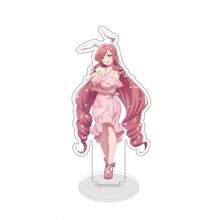 Anime Kimi No Koto Ga Dai Dai Dai Dai Daisuki Na Hyaku-Nin No Kanojo Decoración de marca de soporte acrílico de conejo de Pascua de 15 cm de alto