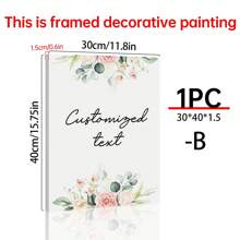 Tranh Canvas in chữ theo yêu cầu | Poster in chữ theo yêu cầu | Tranh treo tường theo yêu cầu | Tranh in hoa cá nhân hóa | Biển hiệu in chữ theo yêu cầu, Trang trí nhà cửa, Poster theo yêu cầu, Tranh canvas treo tường, Poster, Trang trí phòng. Có thể chọn khung, Làm mới nhà cửa, Trang trí căn hộ. - nhiều màu - Xem 16