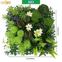 1 pieza Planta artificial decorativa para exteriores de 25cm*25cm/9.84pulg*9.84pulg, follaje artificial para exteriores, decoración de boda, decoración del hogar, decoración de pared, planta artificial, césped, flores artificiales, apta para decoración de bodas, decoración del hogar, decoración de exteriores