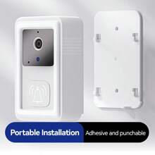 1pc Home Wireless Doorbell, Long Standby -38 Kinds Of Ringtones, With Tinkling USB Power Supply, Portable And Easy To Install, Family Safety.