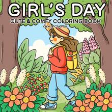 1 Girl's Day Coloring Book, A Coloring Book With A Little Girl As The Role, Showing A Good And Comfortable Leisurely Time, A Simple And Bold Design Drawing Book, A Picture Book Designed For Adults And Teenagers To Relax And Cultivate Concentration,1PC Girl's Day: Coloring Book For Adults And Teens Featuring Cute Cozy Daily Activities For Relaxation (Cozy Spaces Coloring),Back To School,School Supplies