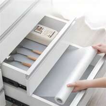 Waterproof Non-Slip Liner For Refrigerator Drawers Furniture And Shelves Easy To Clean - 無色 - 查看 4