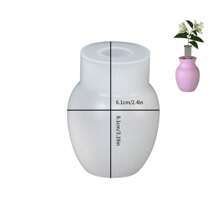 1 Set Of 8 Pcs Flower Vase & Candle Holder Mold, Resin Silicone Mold, Heat-Resistant Epoxy Resin Silicone Mold For Scented Candle DIY, Home Decoration Accessories, Creative Gift Box