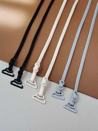 多功能弹力内衣细肩带防滑隐形美背无缝肩带胸罩交叉肩带长度44CM夏季清凉沙滩旅行