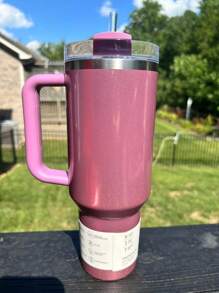 (Brand New Unopened) STENLEYS 40 Oz Stainless Steel Aster Blueberry Milk MAUVE SHIMMER Pearl The Halloween Tumbler Stainless Steel Water Bottle Double Wall Vacuum Insulated Portable Drinking Cup Travel Iced Coffee Mug Summer Drinkware With Handle And Straw, Perfect For Travel, Home, Office, Summer Sips, Ice Drinks & Hot Drinks - 40oz - 查看 20