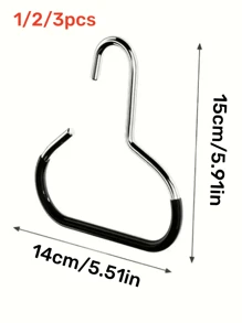 1/2/3pcs Hat Rack Storage Box, Dormitory Wardrobe Internal Hanging Hat Rack, Can Hold 8 Baseball Caps, Suitable For Dorm And Family