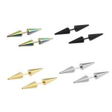 6 件朋克风格不锈钢尖刺耳钉，8 件嘻哈多用途耳钉