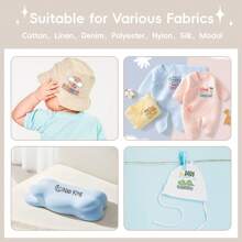 3/6/12/30/36 Sheets Baby Shower Decorations,Baby Iron On Patches For Clothes,Funny Shower Games Dtf Transfers Ready To Press Decorating Kit For DIY Crafts - Multicolor - View 8